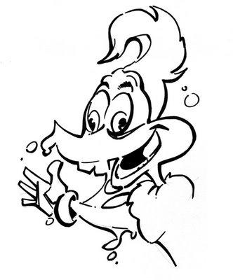 Woody Woodpecker Coloring Pages 11
